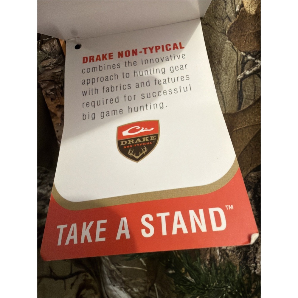 NEW Drake Non-Typical Fleece Lined Pants Men's Sz XXL, RealTree Xtra‎ Camo - Picture 9 of 14